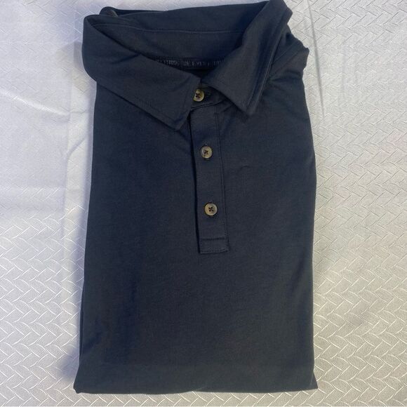 686 Men’s Everywhere Tech Polo Black Polo Shirt Size-Medium - Picture 6 of 13